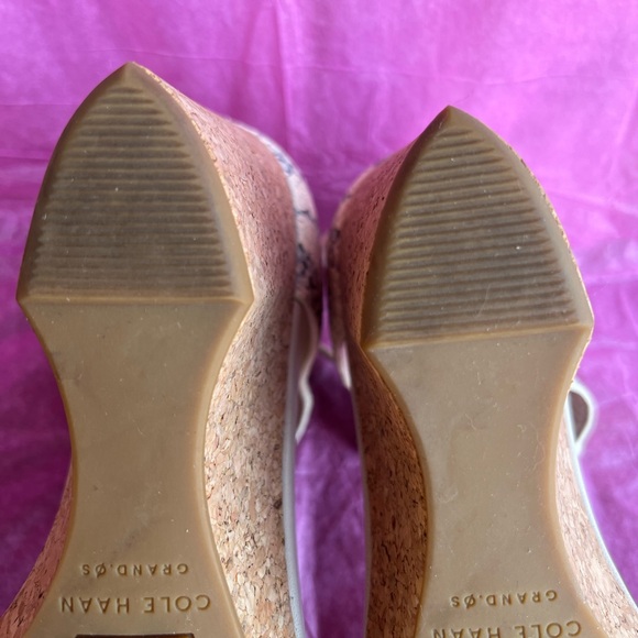 Cole Haan Grand 360 Snakeskin Wedges 5 1/2 - Picture 9 of 10